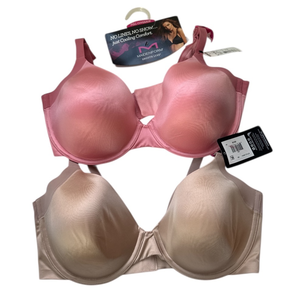 Lot is Two (2) Women’s bras size 36D Smooth Luxe full coverage New with Tags